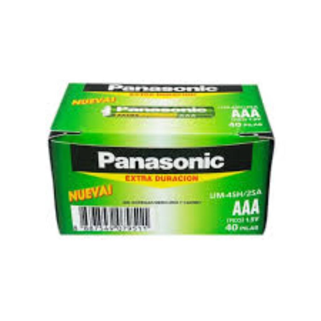 PILAS AAA CAJA (40 UND) PANASONIC
