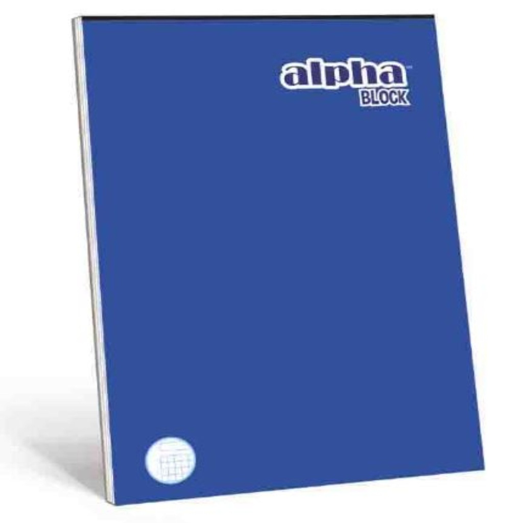 BLOCK TRIPLE RENGLON A4 ALPHA