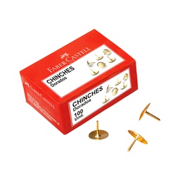CHINCHE DORADO 10 mm X 100 und FABER CASTELL