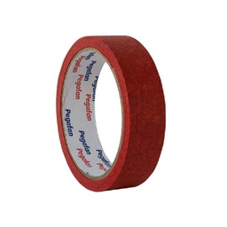 CINTA MASKING TAPE 1" 20 YDS PEGAFAN ROJO