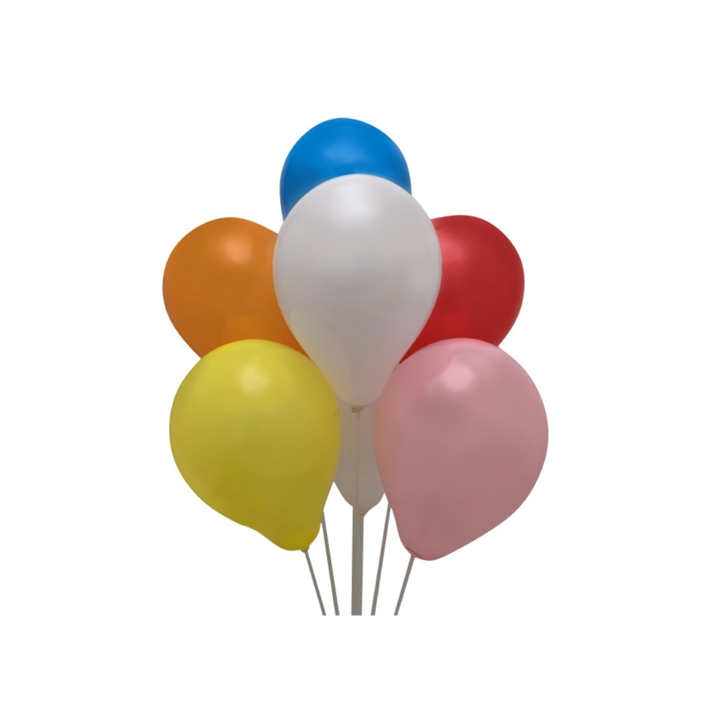 BOLSA DE GLOBOS LATEX #7 100 UND
