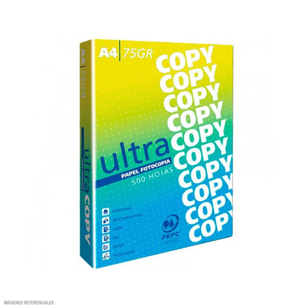 PAPEL BOND A4 75GR ULTRACOPY