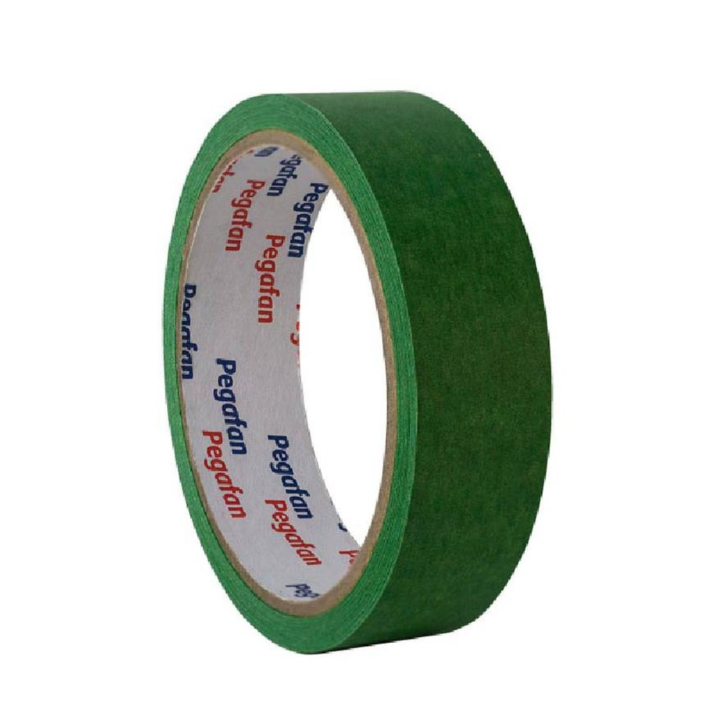 CINTA MASKING TAPE 1" 20 YDS PEGAFAN VERDE