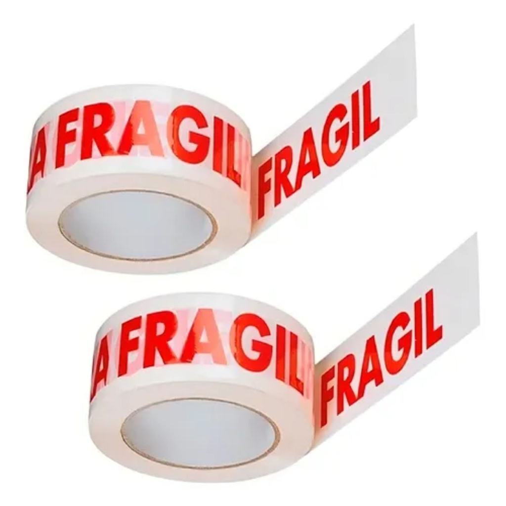 CINTA DE EMBALAJE 2'' X 110 YDS LOGO FRAGIL