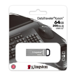 MEMORIA USB 3.2 64GB DATATRAVELER KYSON METAL KINGSTON