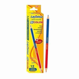 LAPIZ BICOLOR X12 UND LAYCONSA