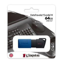 MEMORIA USB 3.2 EXODIA M DE 64 GB KINGSTON