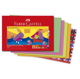 BLOCK PAPEL LUSTRE 48.5 X 31CM 90G 20H FABER CASTELL