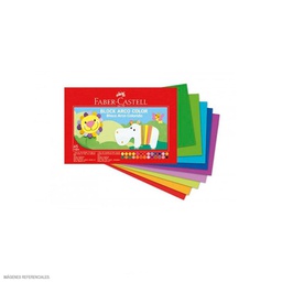 BLOCK CARTULINA PLASTIFICADA FABER CASTELL