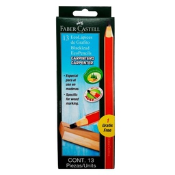 LAPIZ ECO CARPINTERO 2835E 13 UND FABER-CASTELL