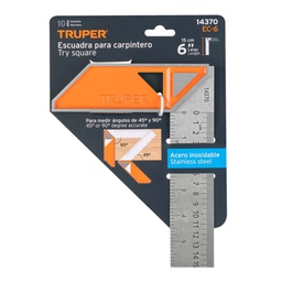 ESCUADRA CARPINTERO 6" TRUPER